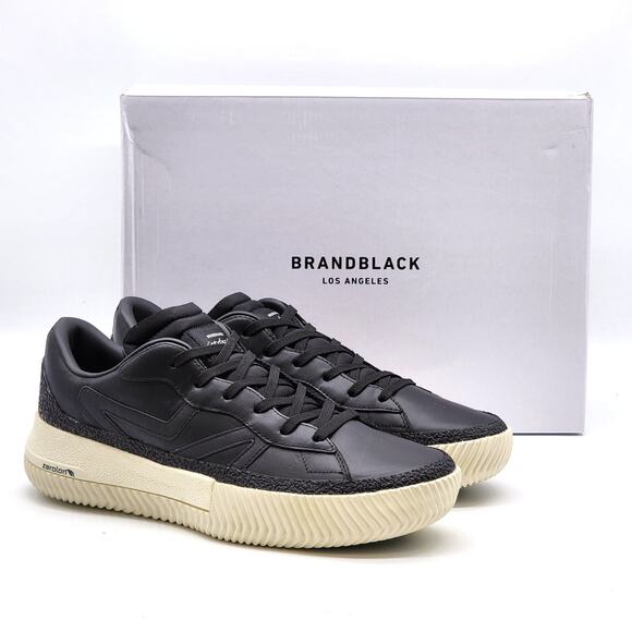 Brandblack Other - Brandblack Downtown Leather Sneakers M288BB-NWB Black White US 10 EU 44 - New